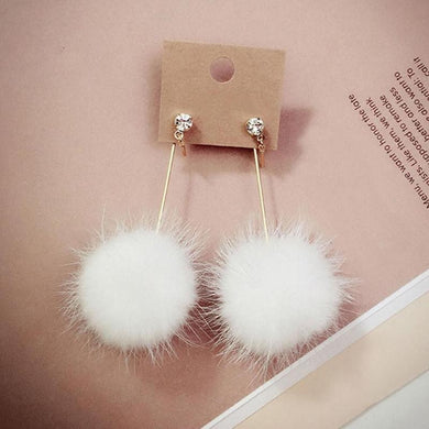 Ball Rhinestone Earrings